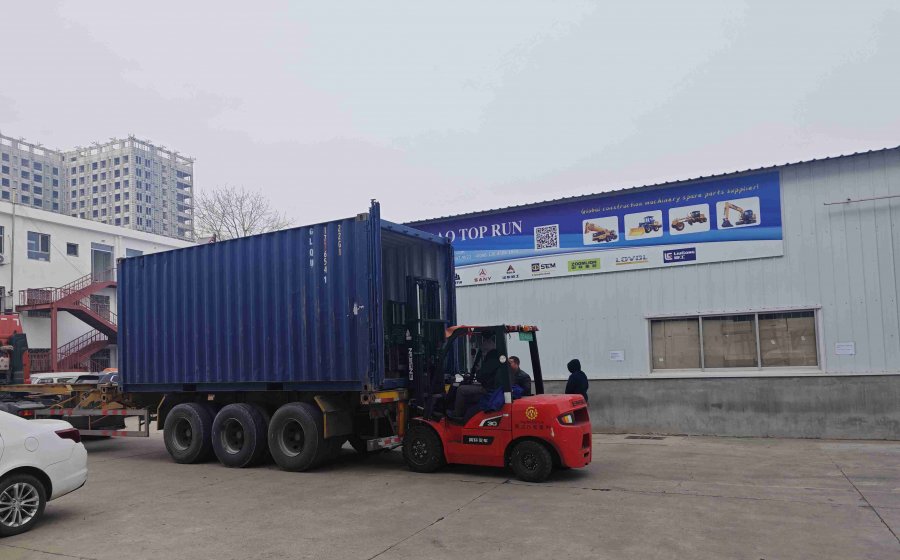 XCMG excavator undercarriage parts send to Zambia